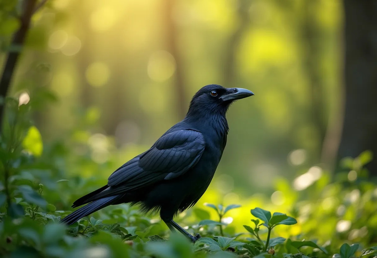 femelle corbeau