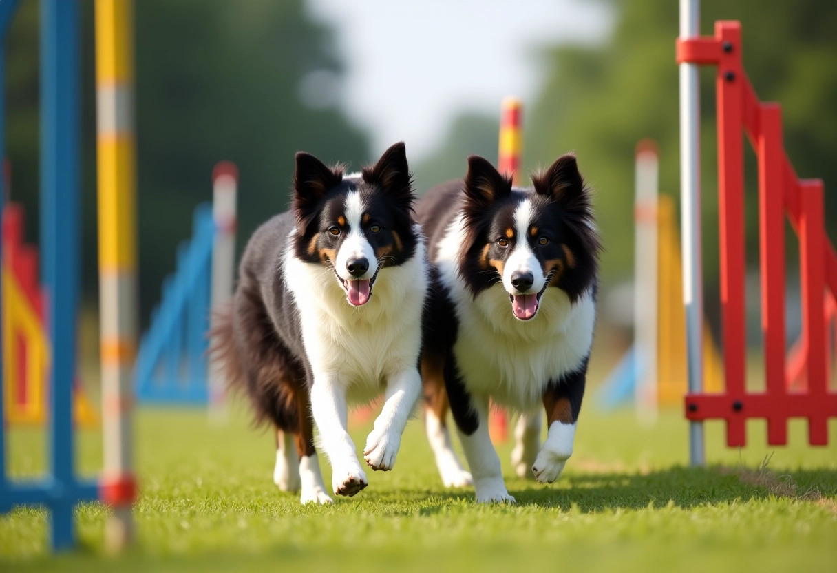 berger australien border collie  activités physiques  activités mentales